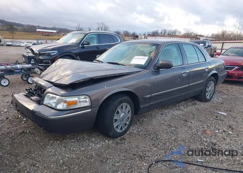 2007 Mercury Grand Marquis Gs из США, поврежденный, VIN 2MEFM74V67X611691